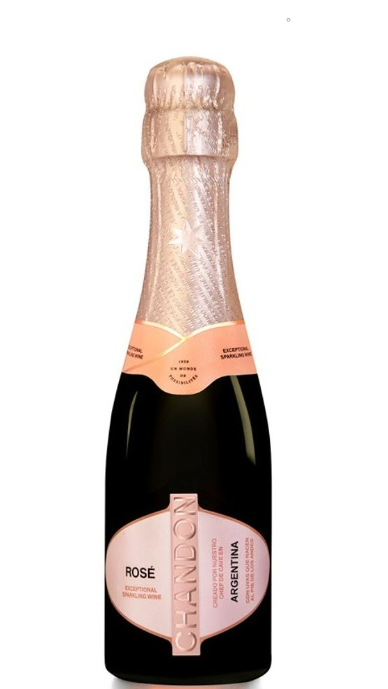 ESPUMANTE CHANDON ROSE PETACA 187 ML.