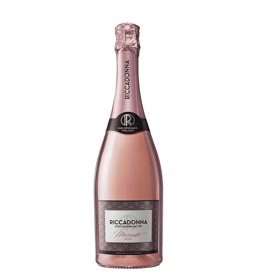 ESPUMANTE RICCADONNA MOSCATO ROSE 750 ML.