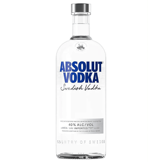 VODKA ABSOLUT AZUL 1.0 LT.