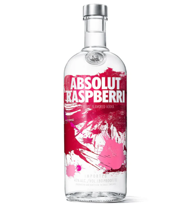 VODKA ABSOLUT 1.0 LT. RASPBERRI