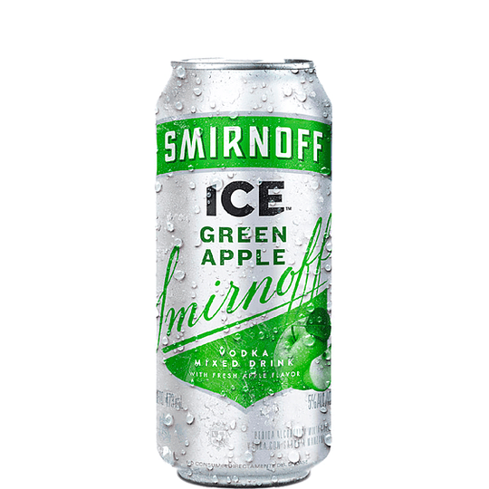 SMIRNOFF ICE GREEN APPLE 473 ML. 24 LATAS