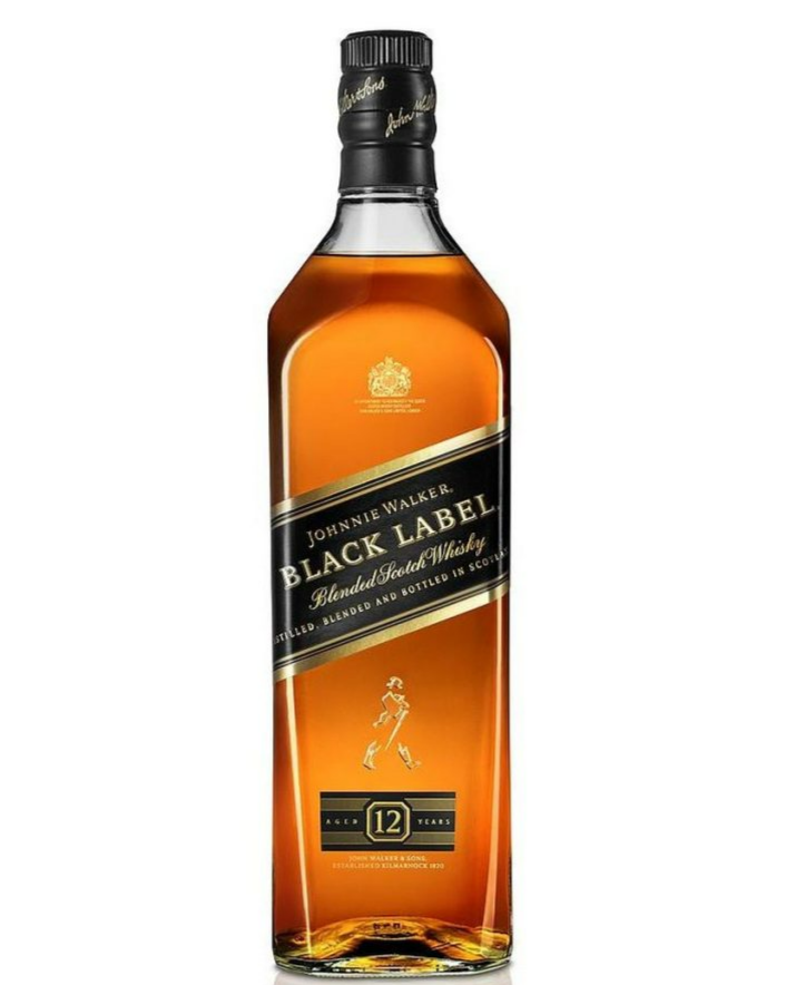 WHISKY JOHNNIE WALKER BLACK LABEL 750 ML.