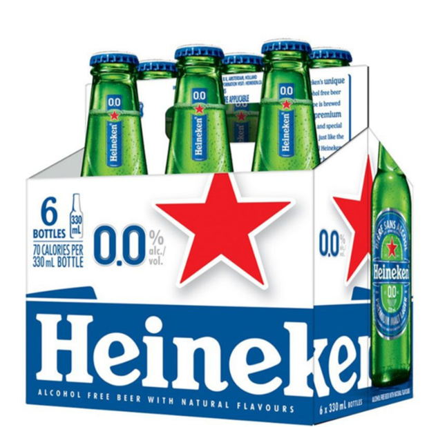 CERVEZA HEINEKEN CERO 330 ML. - CAJA 24 BOTELLAS
