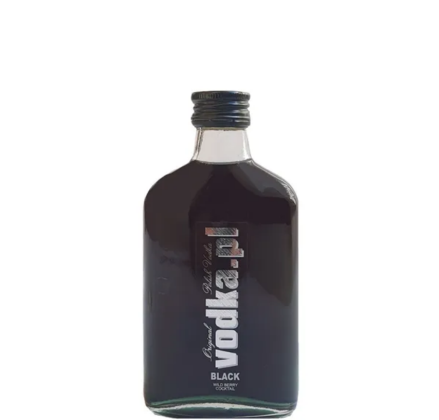 VODKA PL PETACA BLACK 200 ML.