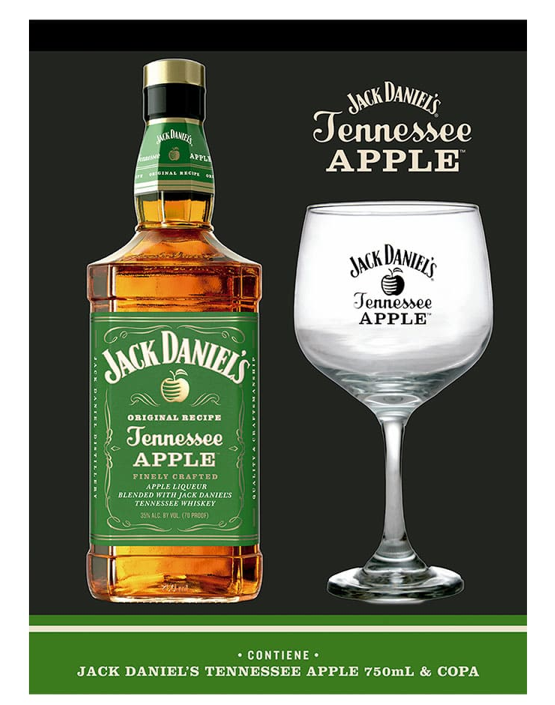 Pack Jack Daniel's 750 Apple + Copa