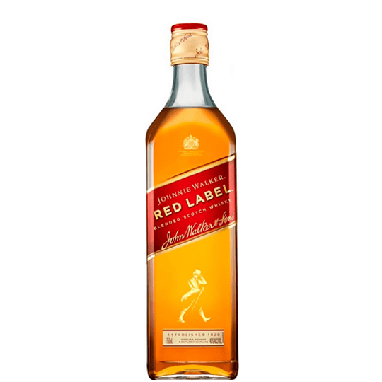 WHISKY JOHNNIE WALKER RED LABEL 750 ML.