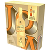 WHISKY JOHNNIE WALKER GOLD LABEL 750 ML. + COPA
