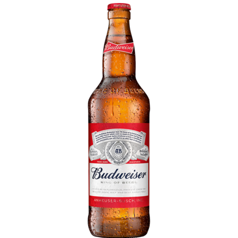 BUDWEISER 660 ML. - CAJA 12 BOTELLAS