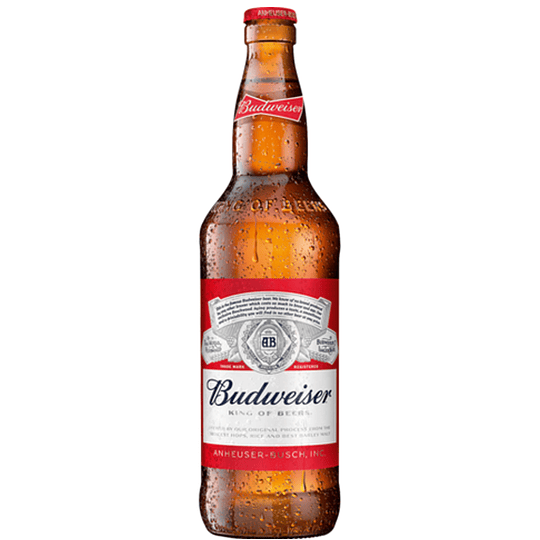 BUDWEISER 660 ML. CAJA 12 UDS