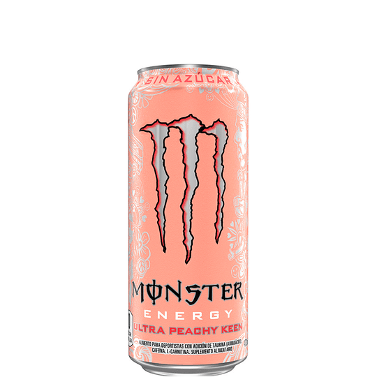 ENERGETICA MONSTER 473 ML. ULTRA PEACHY KEEN Pack 6 latas