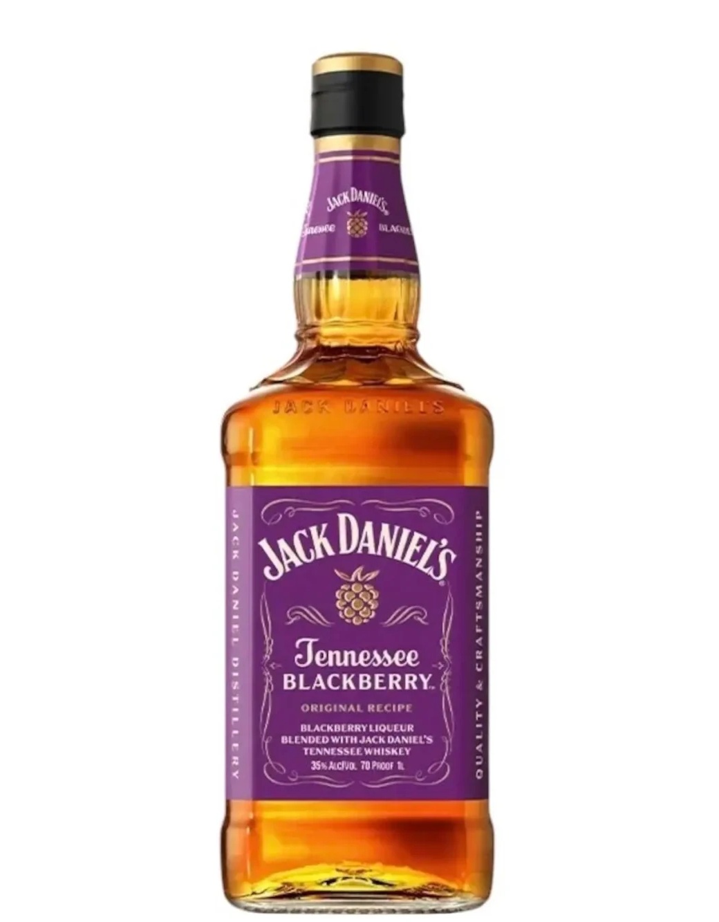 WHISKEY JACK DANIELS BLACKBERRY 750 ML.