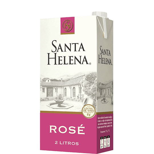 VINO SANTA HELENA ROSE 2.0 LT. TETRA