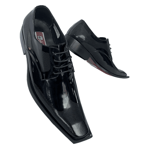 Zapato Z2 Punto Cuadrada Negro (55)