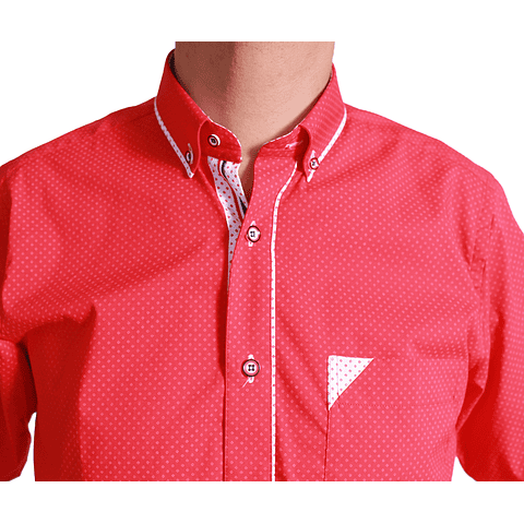 Camisa Rojo Blanco (167)