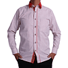 Camisa DC1 Blanco Rojo (102)