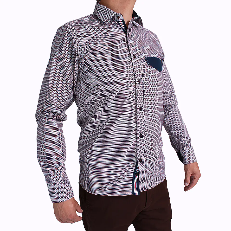 Camisa Vinotinto Azul (201) 1
