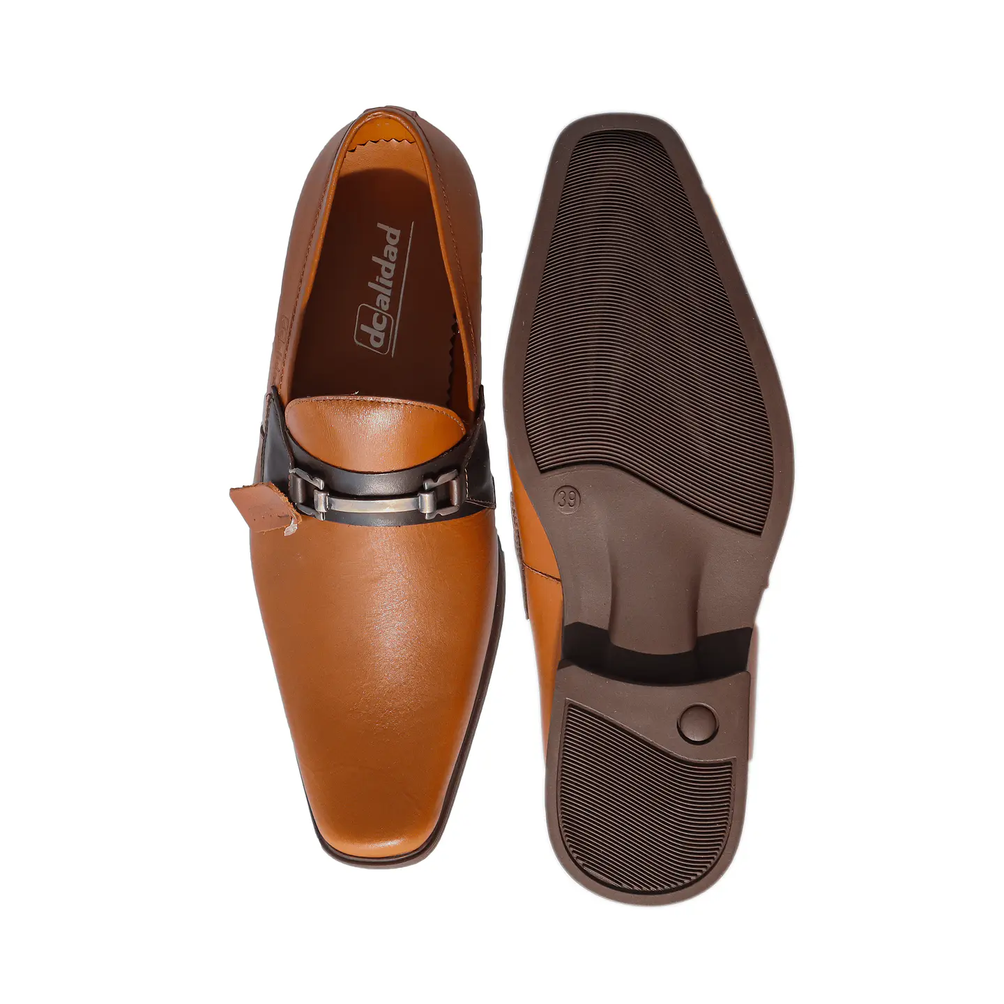 Zapato Miel con Hebilla 3