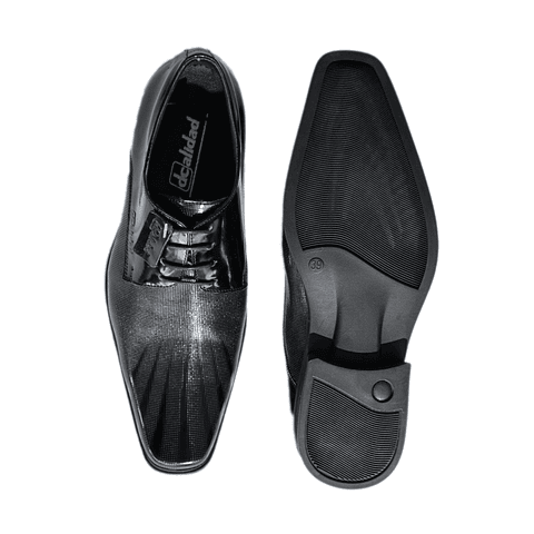 Zapato Negro con Cordones