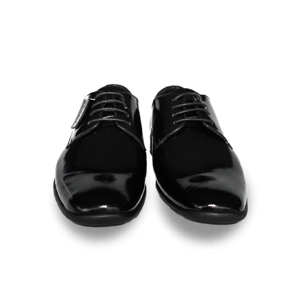 Zapato Negro Cordones 2