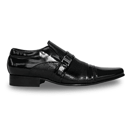 Zapato Negro con Hebilla