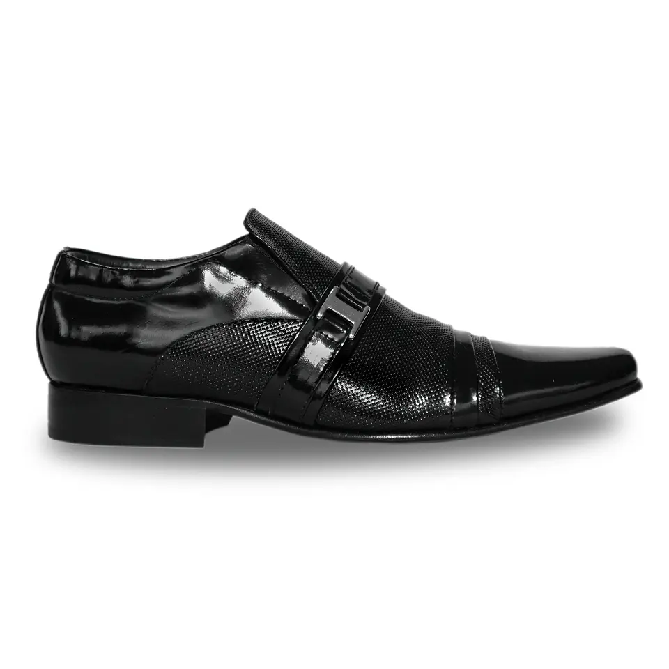 Zapato Negro con Hebilla 1