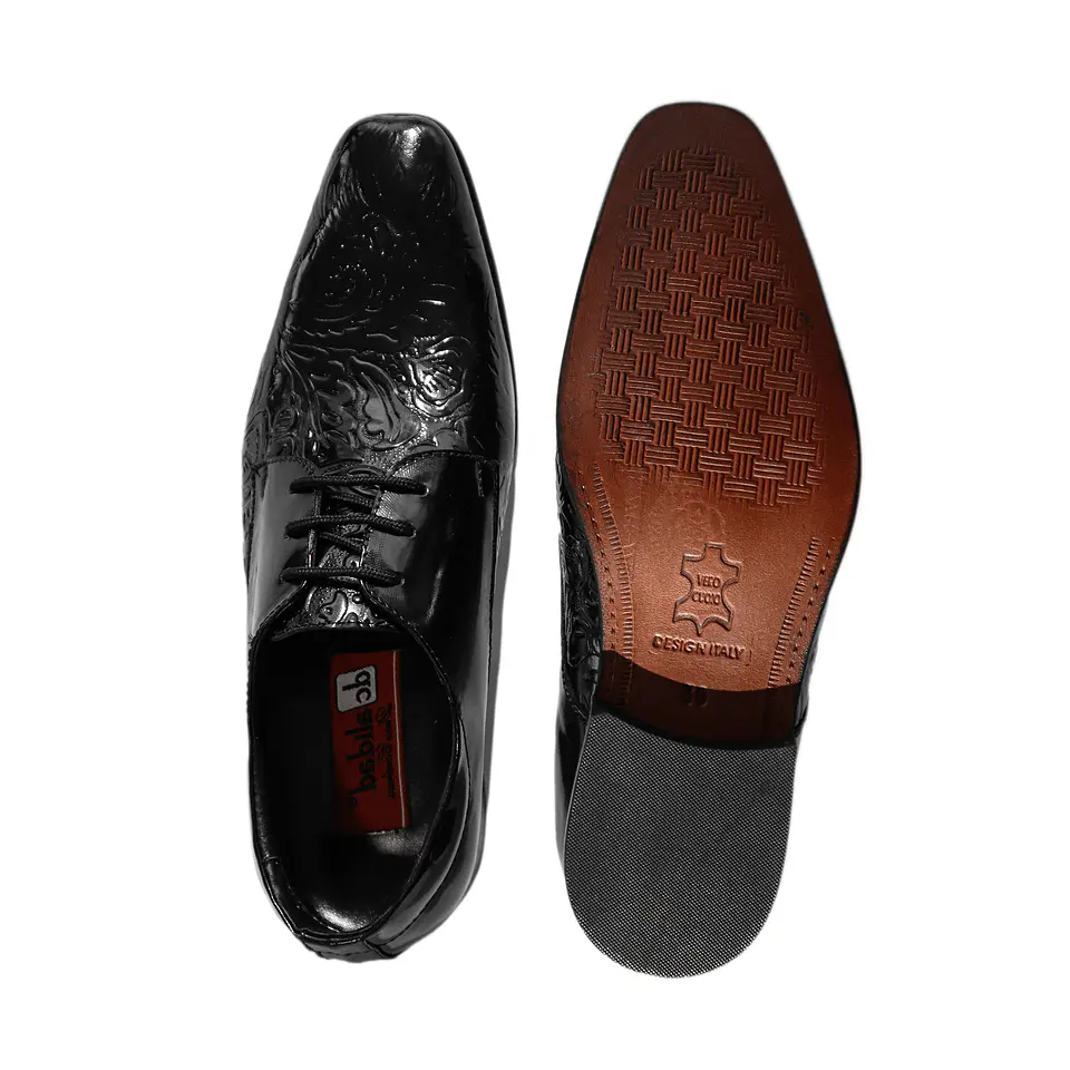Zapato Negro con Cordones 3