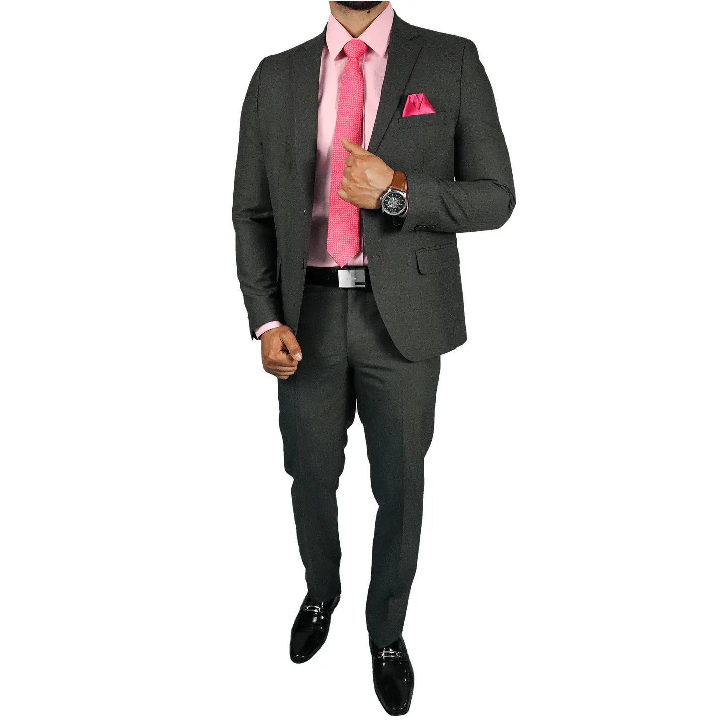 Traje Slim Gris 2