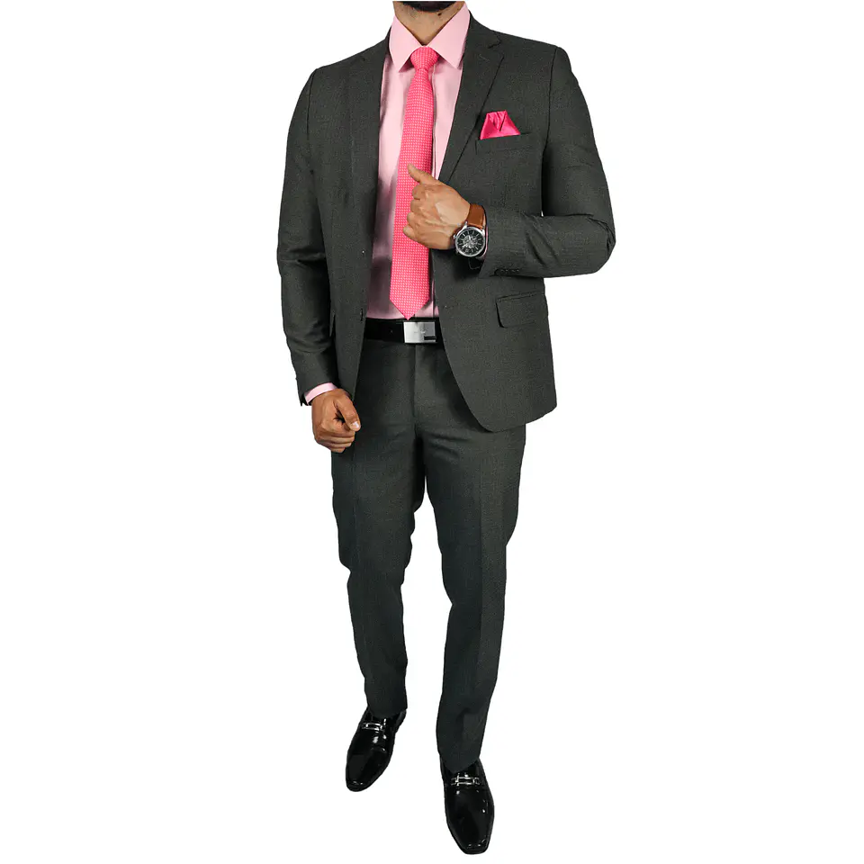 Traje Slim Gris 2