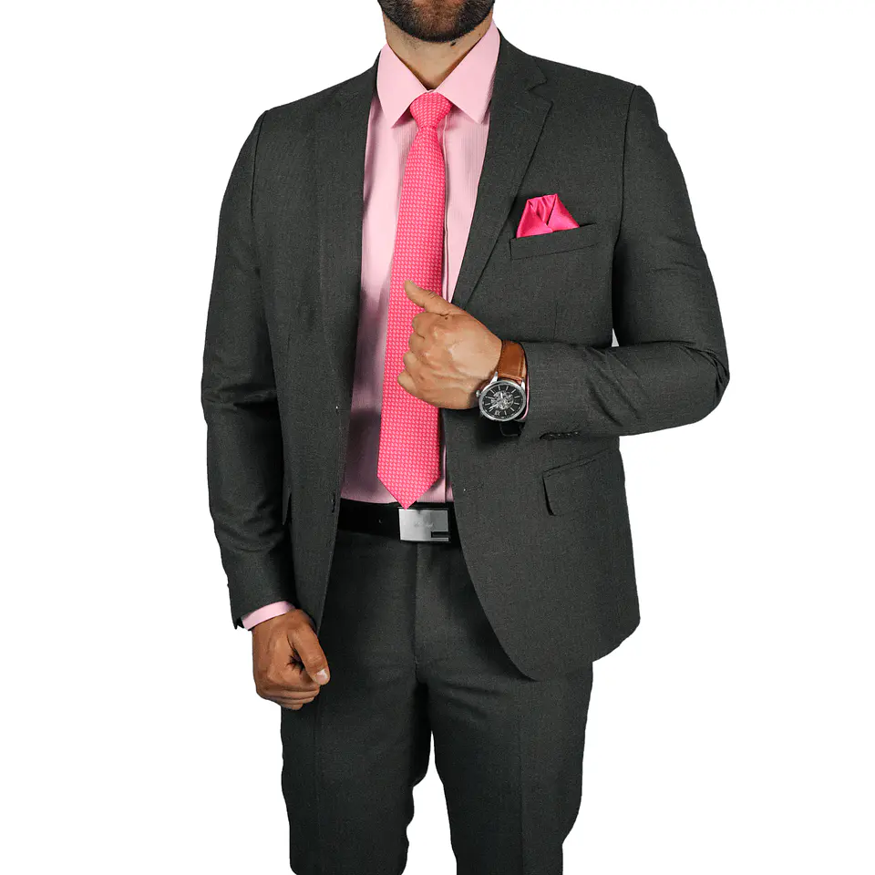 Traje Slim Gris 1