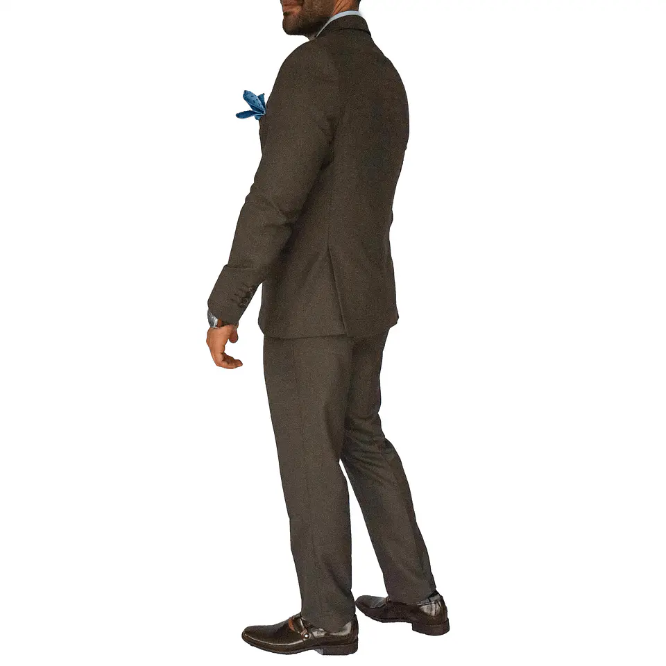 Traje Slim Café  3