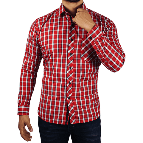 Camisa Roja a Cuadros