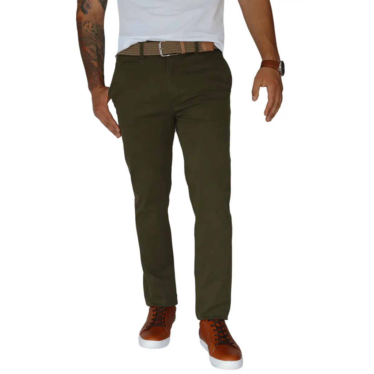 Pantalones en Dril Para Hombre