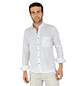 Camisa en Lino Blanca - Miniatura 1