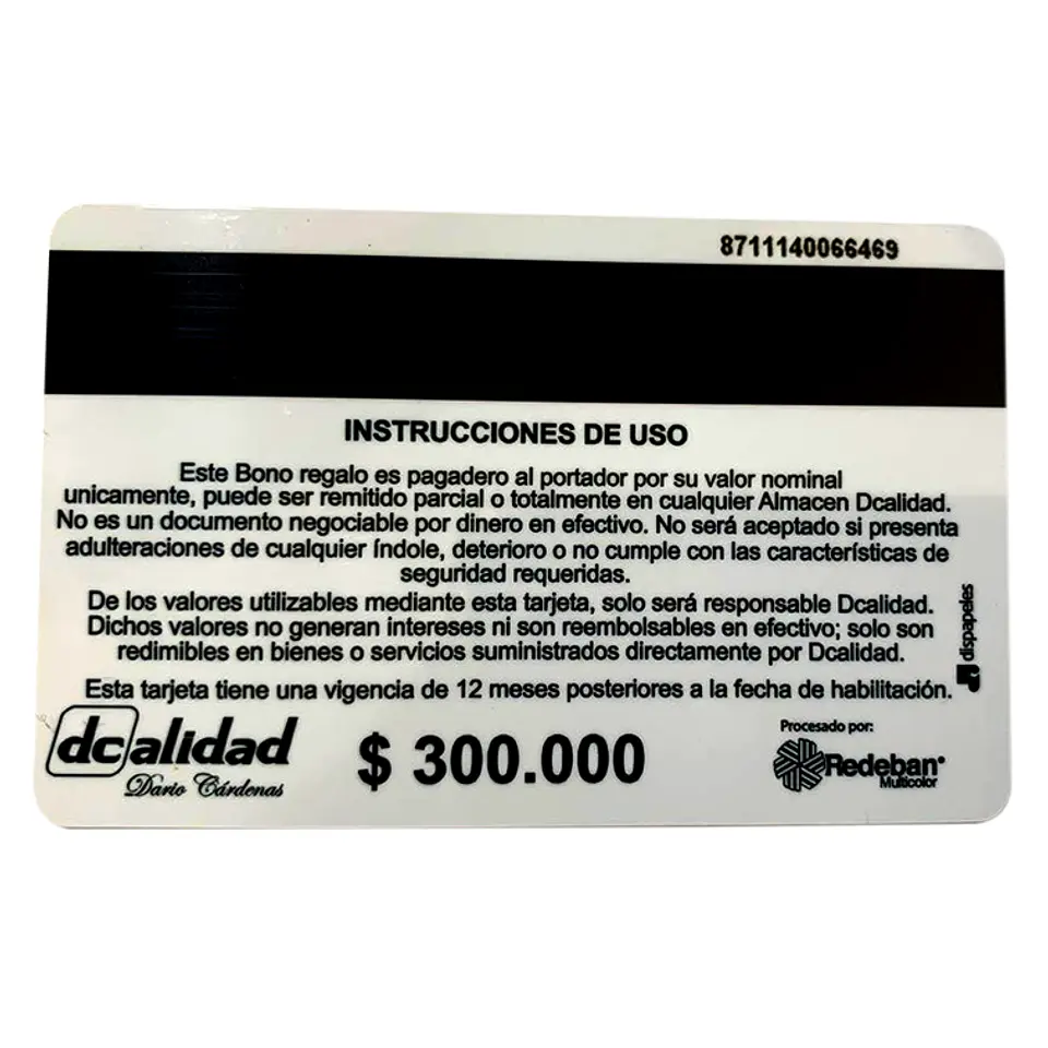 Bono de regalo $400.000 2