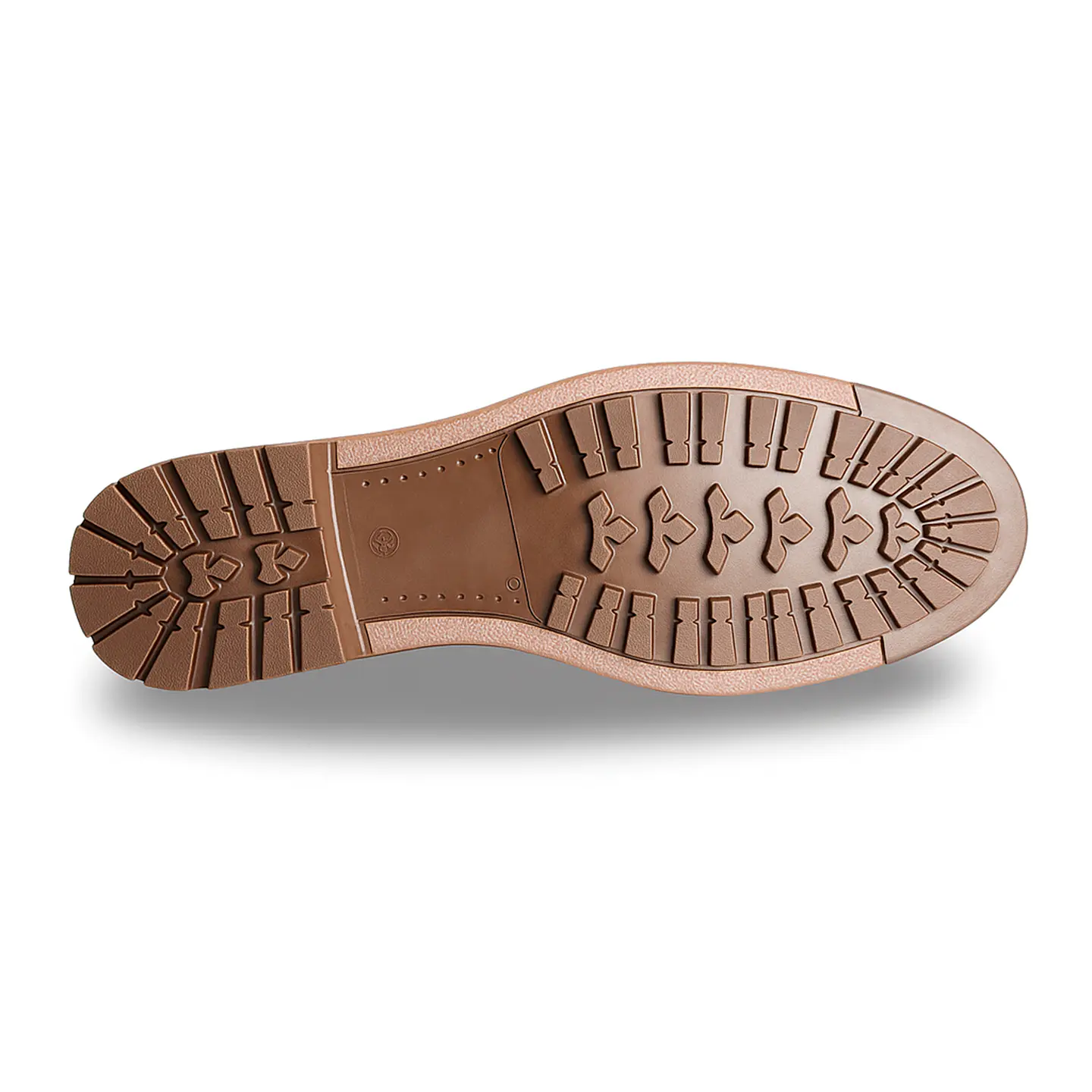 Zapato Semi Formal Miel Cordones 3