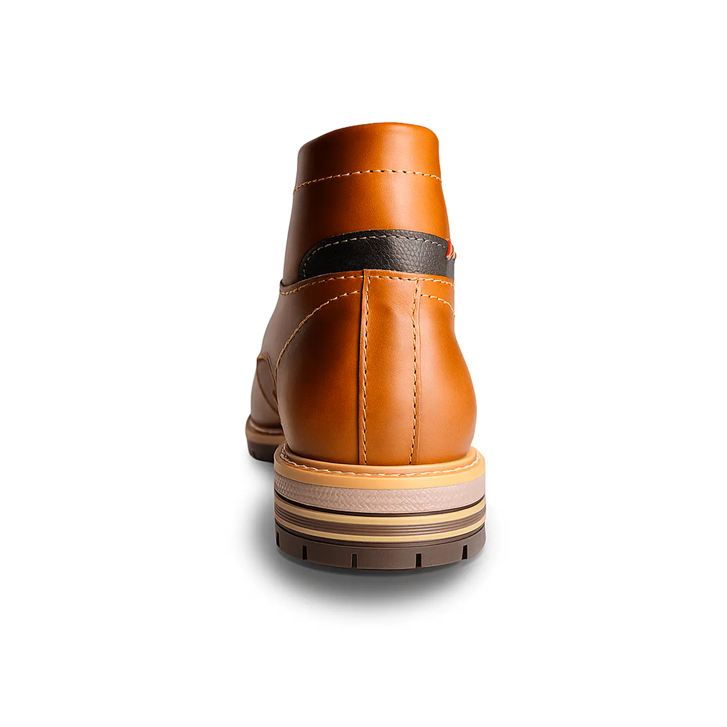 Botín Con Cordones Miel 5