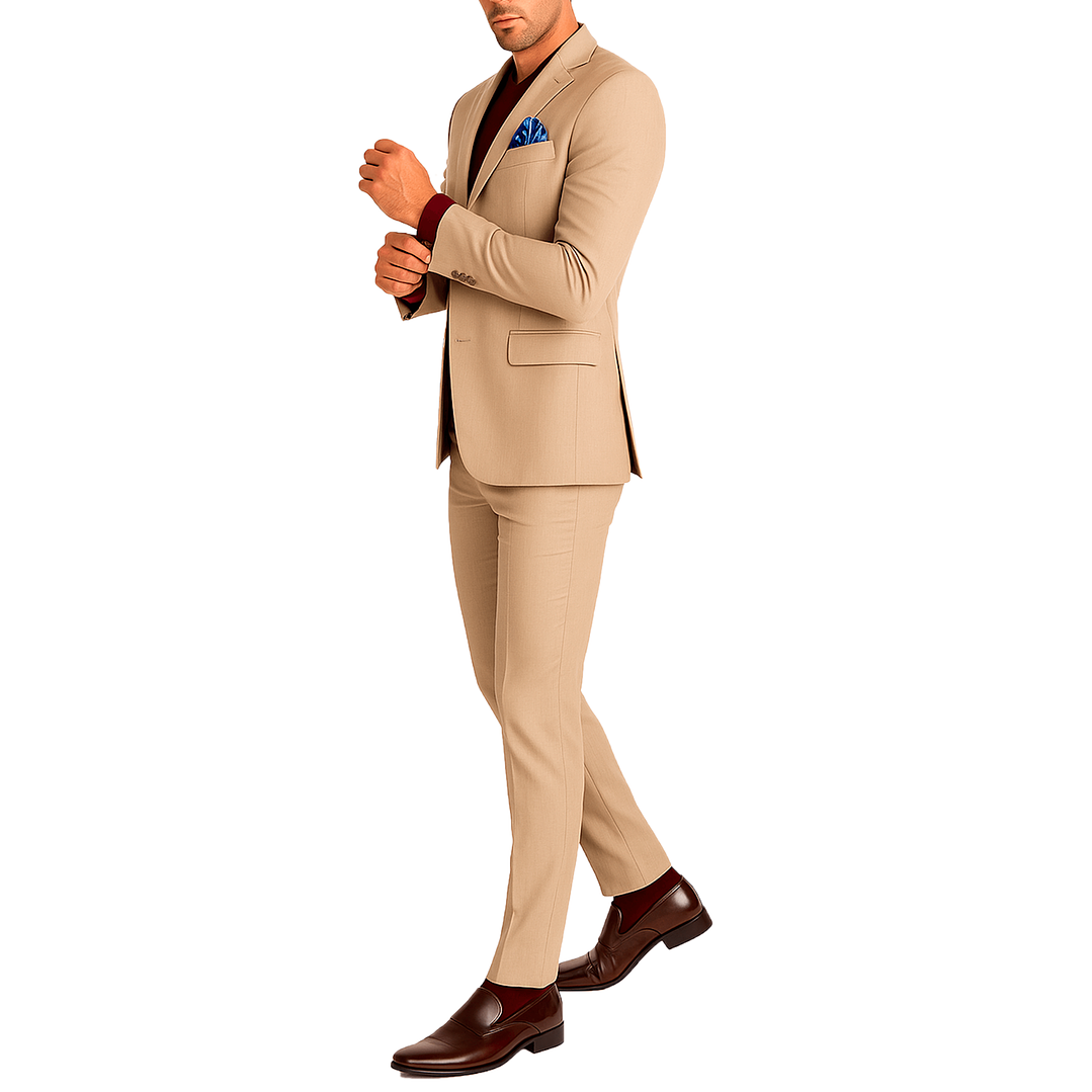 Traje Clásico Beige 2