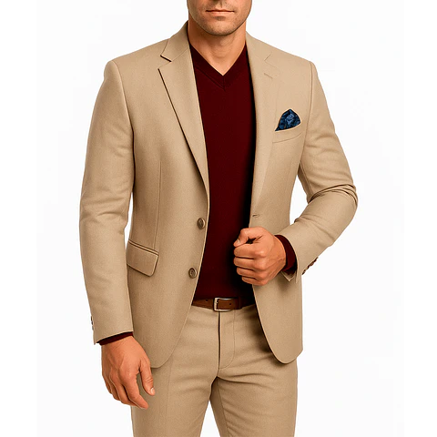 Traje Clásico Beige