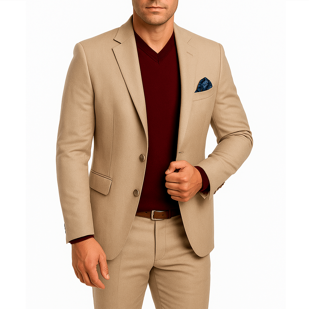 Traje Clásico Beige 1