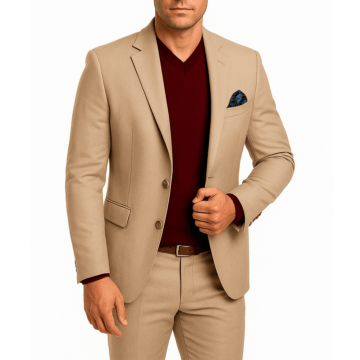 Traje Clásico Beige 1
