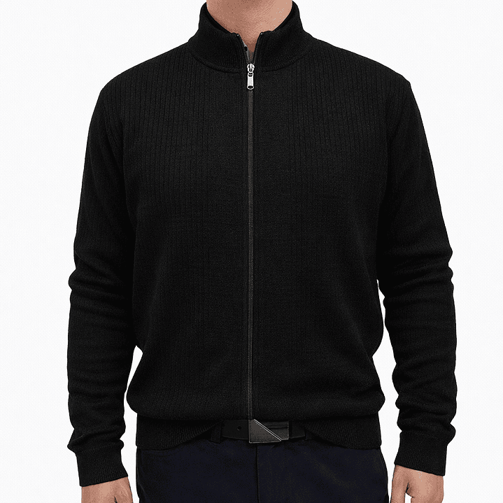 Suéter Cremallera Negro (55) 2