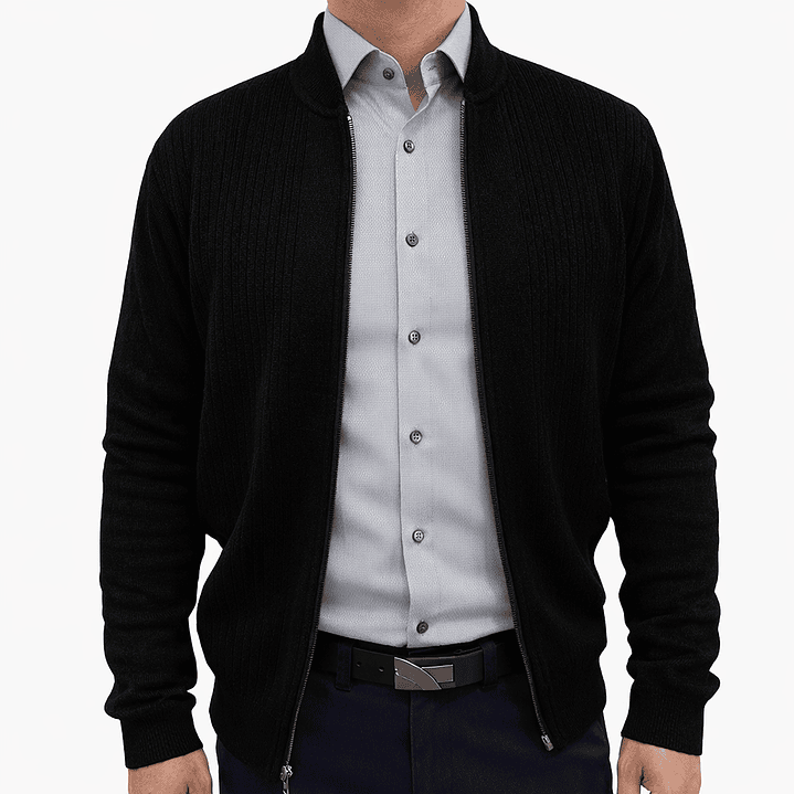 Suéter Cremallera Negro (55) 1