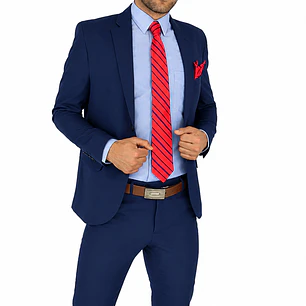 Traje Azul Oscuro