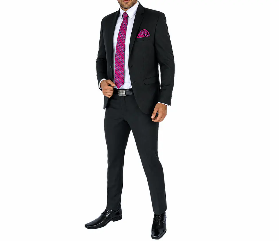 Traje Gris Oscuro 3