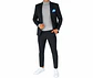 Traje a Rayas Negro - Miniatura 2