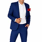 Traje a Rayas Azul Medio - Miniatura 1
