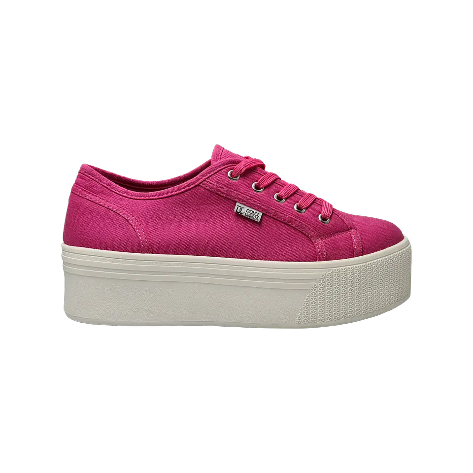 Zapatilla Lona 2105 Fucsia 2