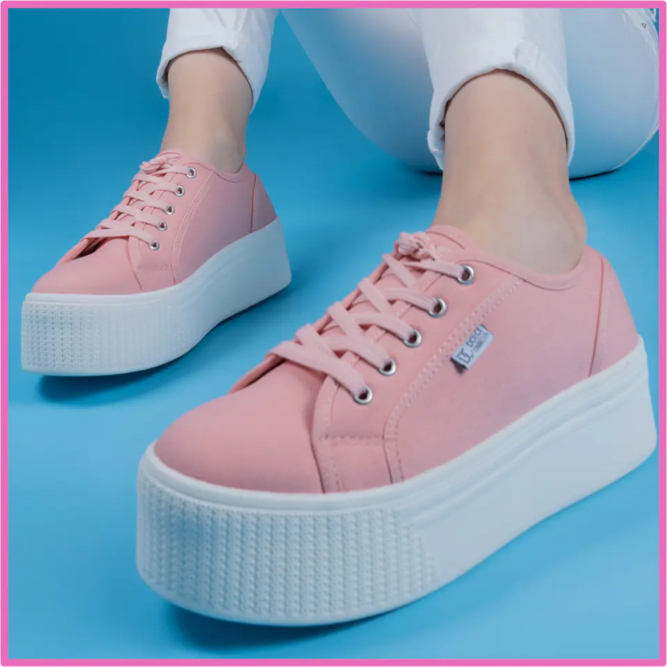 Zapatilla Lona 2105 Coral 1