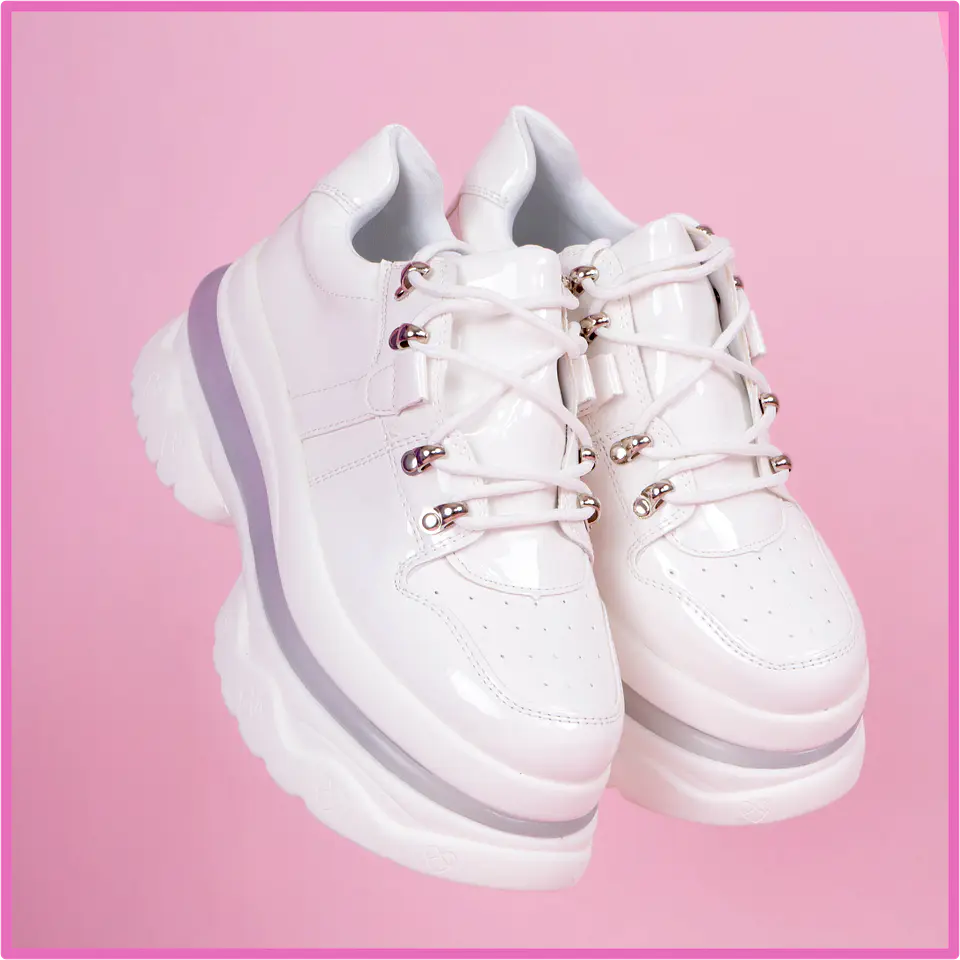 Zapatilla Charol 2103 White 1