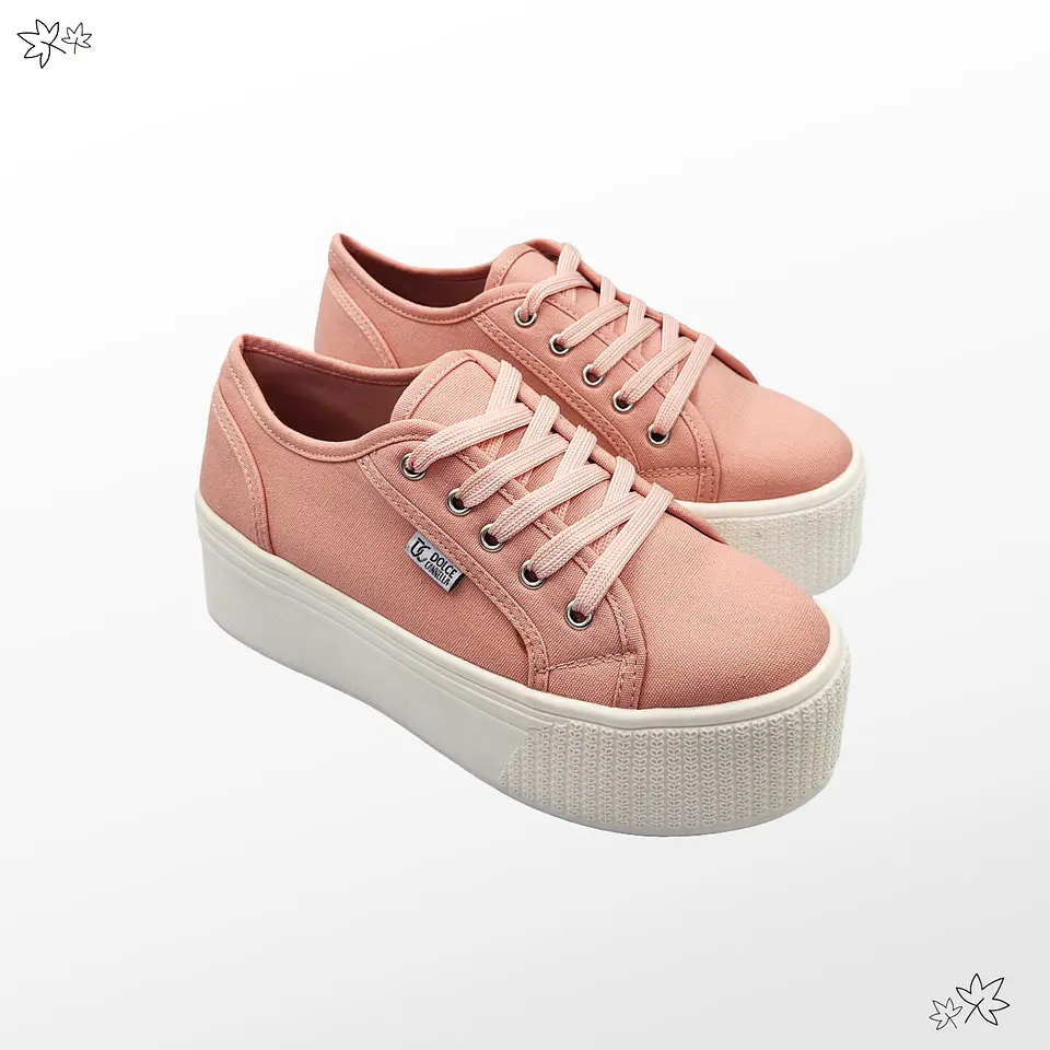 Zapatilla Lona 2105 Coral 3